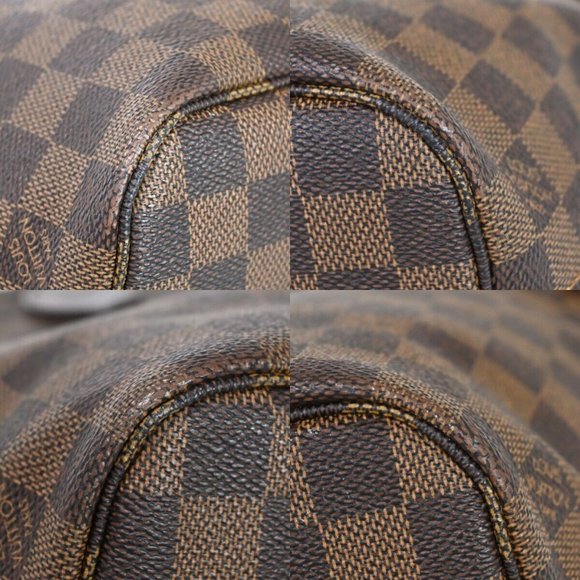 LOUIS VUITTON LV Neverfull PM Shoulder Tote Bag Damier Ebene - Picture 15 of 16